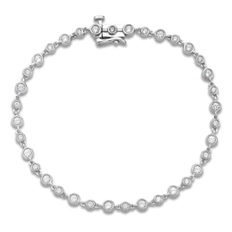 Diamond Bezel-Set Bracelet 1 ct tw 14K White Gold