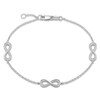 Thumbnail Image 1 of Diamond Bracelet 1/8 ct tw 10K White Gold 7"