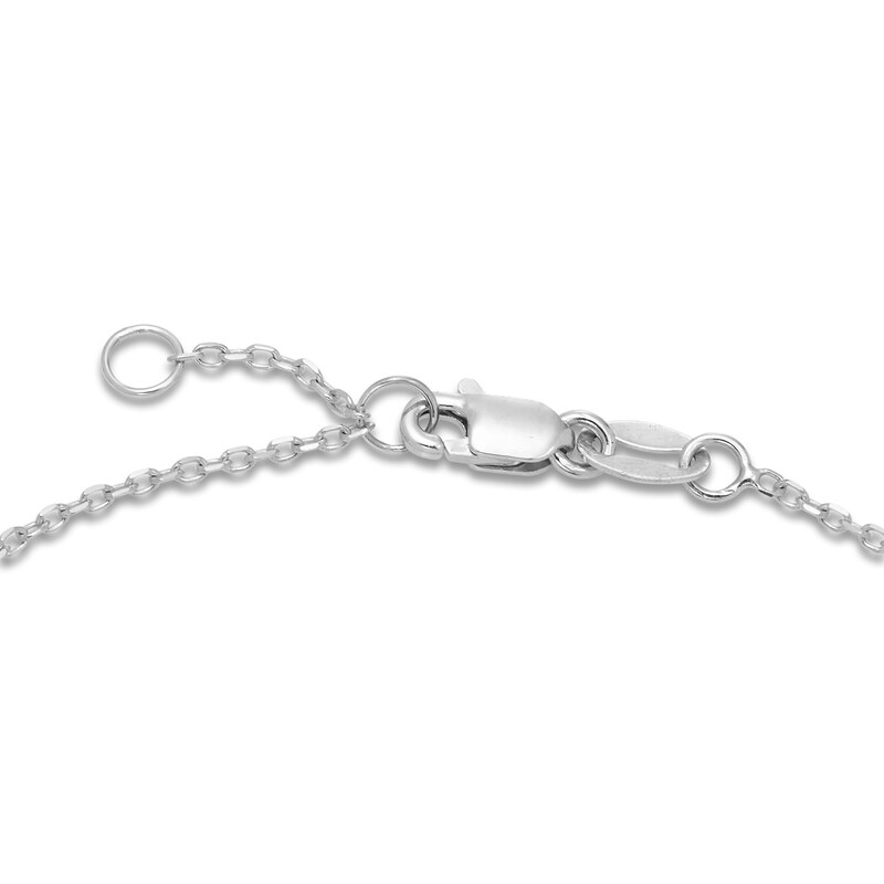 Main Image 3 of Diamond Bracelet 1/8 ct tw 10K White Gold 7"