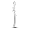 Thumbnail Image 2 of Charm'd by Lulu Frost Pavé Diamond Number 1 Charm 1/10 ct tw 10K White Gold