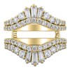 Thumbnail Image 3 of Lab-Grown Diamond Enhancer Baguette & Round-Cut Ring 2 ct tw 14K Yellow Gold