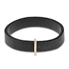 Thumbnail Image 1 of ZYDO Diamond Black Mesh Stretch Bracelet 1/10 ct tw Brown Ion-Plated Stainless Steel & 18K Yellow Gold 6.5"