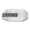 Thumbnail Image 3 of Men's Black Diamond Angled Fashion Ring 1/4 ct tw Sterling Silver