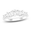 Thumbnail Image 1 of Pear, Round & Emerald-Cut Lab-Grown Diamond Fashion Ring 1-1/2 ct tw 14K White Gold