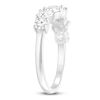Thumbnail Image 2 of Pear, Round & Emerald-Cut Lab-Grown Diamond Fashion Ring 1-1/2 ct tw 14K White Gold