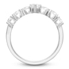 Thumbnail Image 3 of Pear, Round & Emerald-Cut Lab-Grown Diamond Fashion Ring 1-1/2 ct tw 14K White Gold
