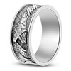 Thumbnail Image 2 of Men's Arrow Ring Oxidized Sterling Silver