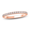 Thumbnail Image 1 of Certified Diamond Anniversary Ring 1/4 ct tw 14K Rose Gold