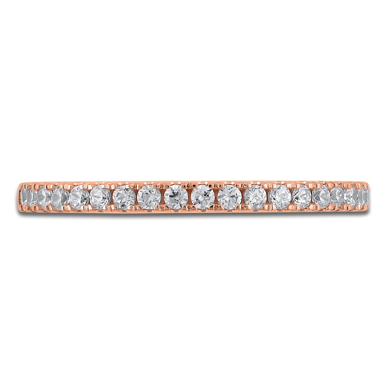 Main Image 3 of Certified Diamond Anniversary Ring 1/4 ct tw 14K Rose Gold