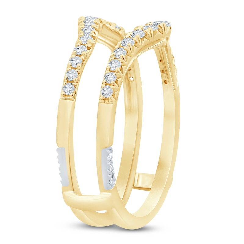 Main Image 2 of Pnina Tornai Diamond Enhancer Ring 1/2 ct tw 14K Yellow Gold