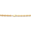 Thumbnail Image 2 of Solid Glitter Rope Chain Necklace 4.4mm 10K Yellow Gold 22"