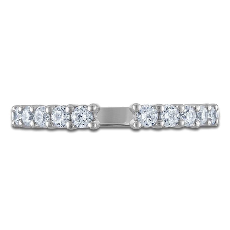 Main Image 3 of Vera Wang VOW Diamond Open Shank Wedding Band 3/8 ct tw 14K White Gold
