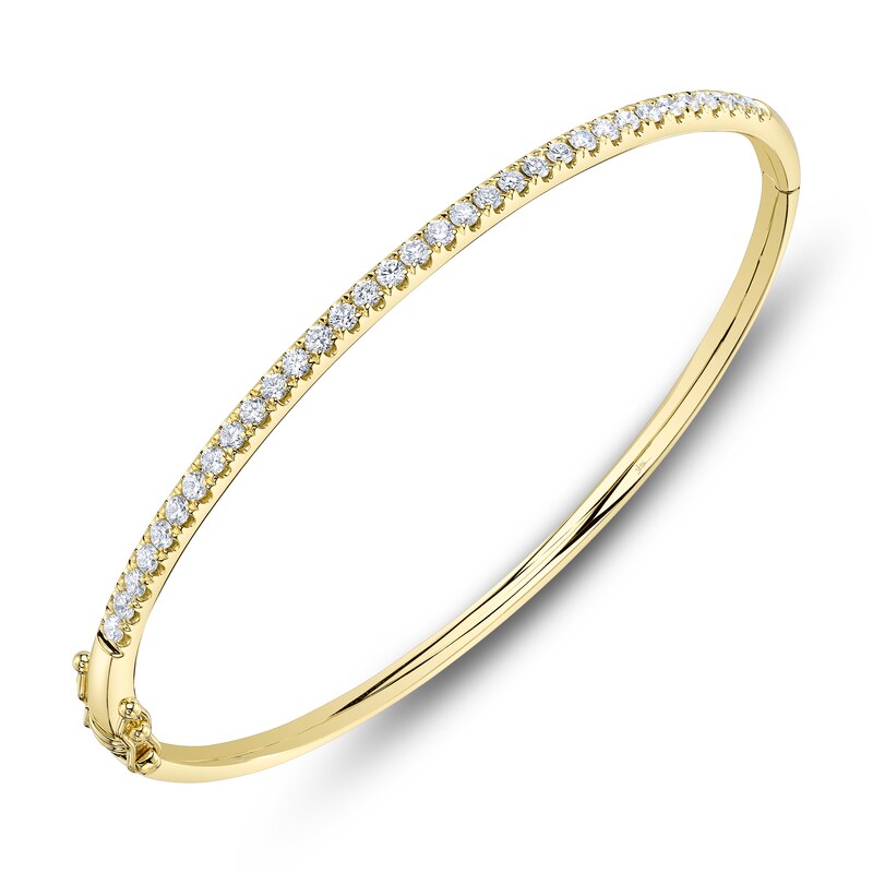 Main Image 2 of Shy Creation Diamond Bangle Bracelet 7/8 ct tw 14K Yellow Gold SC22005522ZM