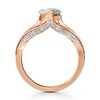 Thumbnail Image 2 of J'Lure Lab-Grown Diamond Leaf Step-Cut Engagement Ring 2-3/8 ct tw 18K Rose Gold