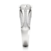 Thumbnail Image 3 of J'Lure Lab-Grown Diamond Moval Old-Cut Engagement Ring 2-3/8 ct tw 18K White Gold