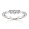 Thumbnail Image 1 of J'Lure Lab-Grown Diamond Scalloped Wedding Band 1/6 ct tw 18K White Gold