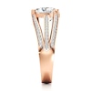 Thumbnail Image 3 of J'Lure Lab-Created Diamond Trillion Curved Brilliant-Cut Engagement Ring 2-1/3 ct tw 18K Rose Gold