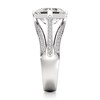 Thumbnail Image 3 of J'Lure Lab-Grown Diamond Square-Emerald Step-Cut Engagement Ring 3-1/2 ct tw 18K White Gold
