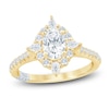 Thumbnail Image 1 of Pnina Tornai Oval-Cut Diamond Halo Engagement Ring 1-1/3 ct tw 14K Yellow Gold