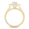 Thumbnail Image 4 of Pnina Tornai Oval-Cut Diamond Halo Engagement Ring 1-1/3 ct tw 14K Yellow Gold