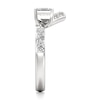 Thumbnail Image 3 of J'Lure Imperial-Emerald Step-Cut Lab-Grown Diamond Contour Wedding Band 7/8 ct tw 18K White Gold