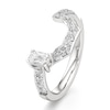 Thumbnail Image 4 of J'Lure Imperial-Emerald Step-Cut Lab-Grown Diamond Contour Wedding Band 7/8 ct tw 18K White Gold