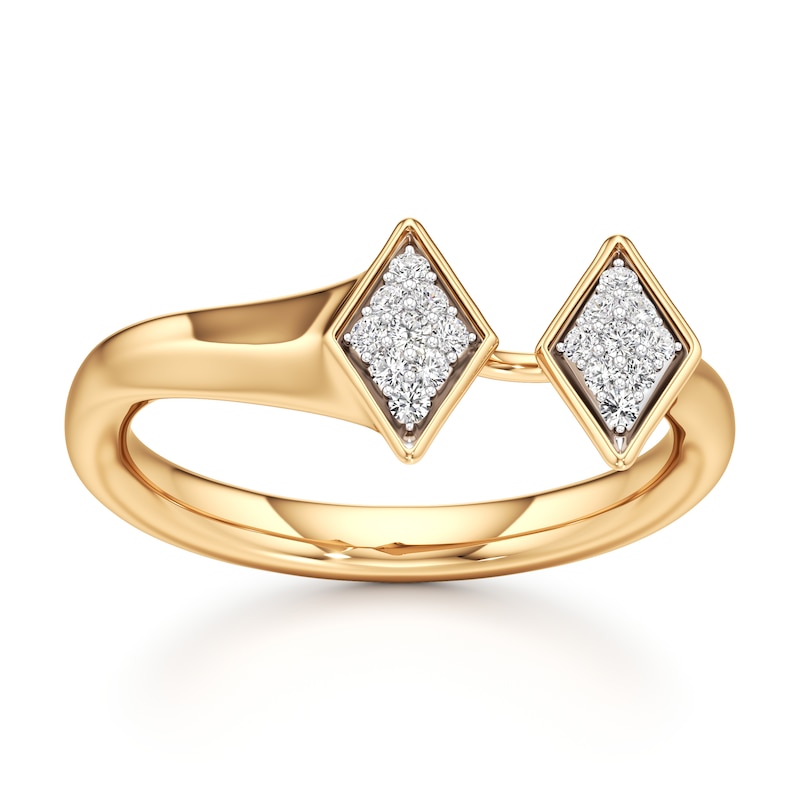 Main Image 1 of J'Lure Lab-Grown Diamond Wedding Band 1/8 ct tw 18K Yellow Gold