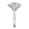 Thumbnail Image 3 of J'Lure Oval Step-Cut Lab-Grown Diamond Engagement Ring 3-3/4 ct tw 18K White Gold
