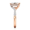 Thumbnail Image 3 of J'Lure Moval Old-Cut Lab-Created Diamond Bypass Engagement Ring 1-3/8 ct tw 18K Rose Gold