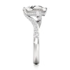 Thumbnail Image 3 of J'Lure Trillion Curved Brilliant-Cut Lab-Grown Diamond Bypass Engagement Ring 3-1/2 ct tw 18K White Gold