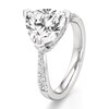 Thumbnail Image 4 of J'Lure Trillion Curved Brilliant-Cut Lab-Grown Diamond Bypass Engagement Ring 3-1/2 ct tw 18K White Gold