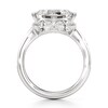 Thumbnail Image 2 of J'Lure Carre Step-Cut Lab-Grown Diamond Engagement Ring 4-1/2 ct tw 18K White Gold