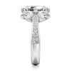 Thumbnail Image 3 of J'Lure Carre Step-Cut Lab-Grown Diamond Engagement Ring 4-1/2 ct tw 18K White Gold