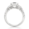 Thumbnail Image 2 of J'Lure Carre Step-Cut Lab-Grown Diamond Engagement Ring 3-1/2 ct tw 18K White Gold