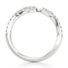 Thumbnail Image 2 of J'Lure Lab-Created Diamond Angled Contour Wedding Band 1/5 ct tw 18K White Gold