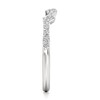 Thumbnail Image 3 of J'Lure Lab-Created Diamond Angled Contour Wedding Band 1/5 ct tw 18K White Gold