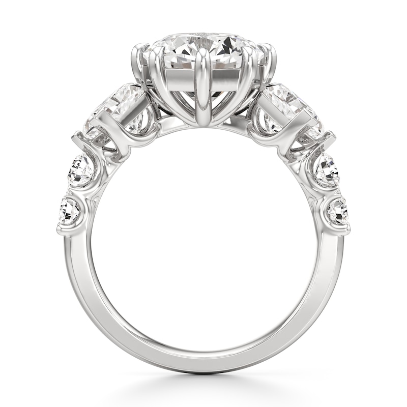 Main Image 2 of J'Lure Octagon Brilliant-Cut Lab-Grown Diamond Engagement Ring 4-3/4 ct tw 18K White Gold