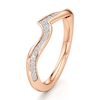Thumbnail Image 4 of J'Lure Lab-Grown Diamond Contour Wedding Band 1/6 ct tw 18K Rose Gold