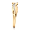 Thumbnail Image 3 of J'Lure Lab-Created Diamond Contour Wedding Band 1/5 ct tw 18K Yellow Gold