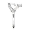 Thumbnail Image 3 of J'Lure Lab-Grown Diamond Contour Wedding Band 1/6 ct tw 18K White Gold