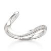 Thumbnail Image 1 of J'Lure Lab-Created Diamond Contour Wedding Band 1/6 ct tw 18K White Gold