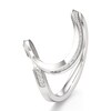 Thumbnail Image 4 of J'Lure Lab-Created Diamond Contour Wedding Band 1/6 ct tw 18K White Gold