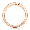 Thumbnail Image 2 of J'Lure Baguette-Cut Lab-Grown Diamond Contour Wedding Band 3/8 ct tw 18K Rose Gold