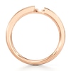 Thumbnail Image 2 of J'Lure Baguette-Cut Lab-Grown Diamond Contour Wedding Band 1/3 ct tw 18K Rose Gold