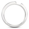 Thumbnail Image 2 of J'Lure Baguette-Cut Lab-Grown Diamond Contour Wedding Band 3/8 ct tw 18K White Gold