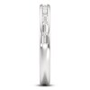 Thumbnail Image 3 of J'Lure Baguette-Cut Lab-Grown Diamond Contour Wedding Band 3/8 ct tw 18K White Gold