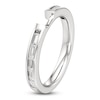 Thumbnail Image 4 of J'Lure Baguette-Cut Lab-Grown Diamond Contour Wedding Band 3/8 ct tw 18K White Gold