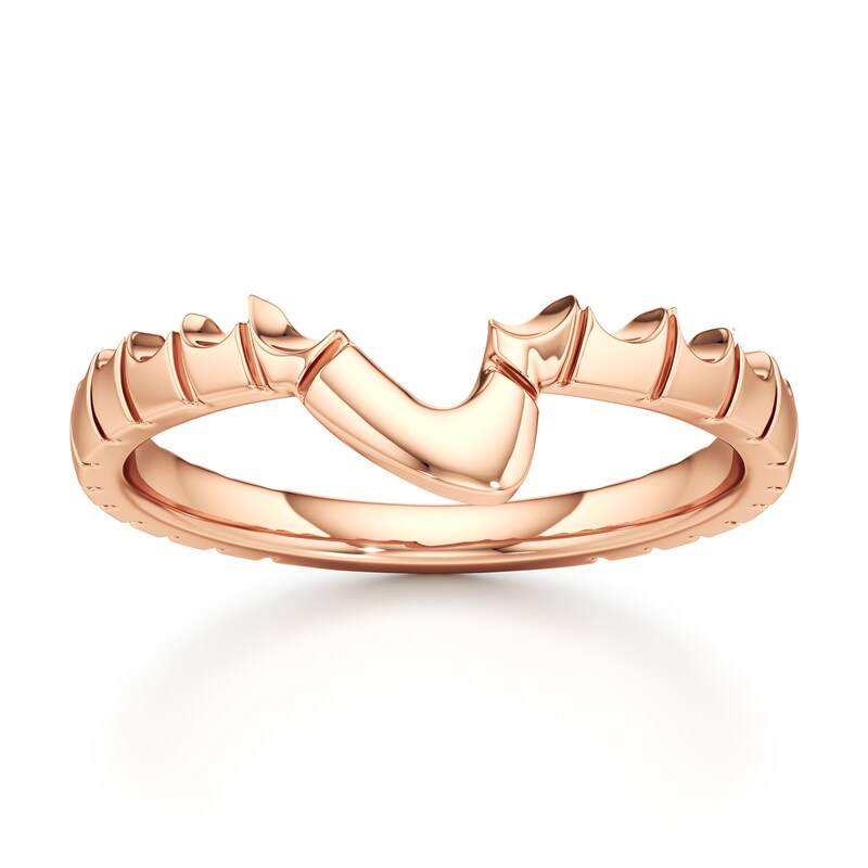 Main Image 1 of J'Lure Contour Wedding Band 18K Rose Gold