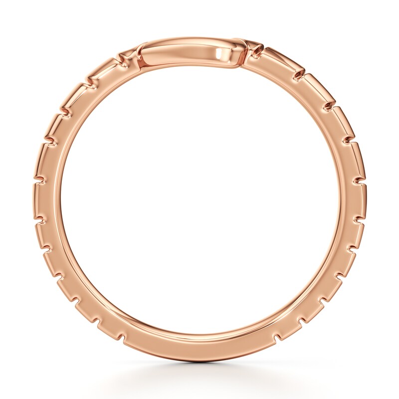 Main Image 2 of J'Lure Contour Wedding Band 18K Rose Gold
