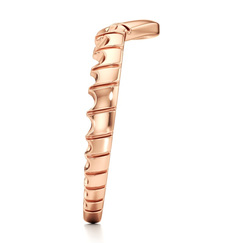 Main Image 3 of J'Lure Contour Wedding Band 18K Rose Gold